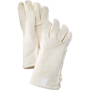 Hestra Ръкавици Hestra Wool Pile/Terry Liner 5 Finger Gloves - Offwhite - размер 6 (EU) (202-3570-0111)