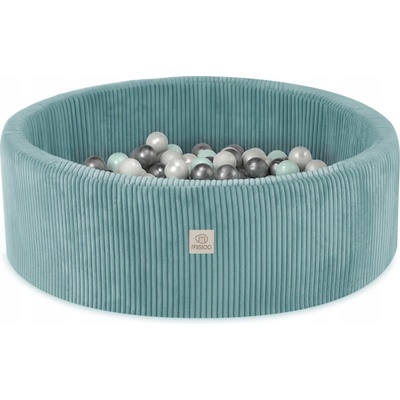 Misioo suchý bazén 90 x 30 cm modrý manšestr + 200 míčků – Sleviste.cz