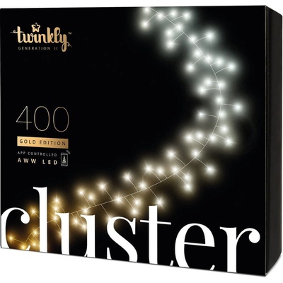 TWINKLY Smart LED vánoční řetěz Cluster TWC400GOP-BEU 6m WiFi