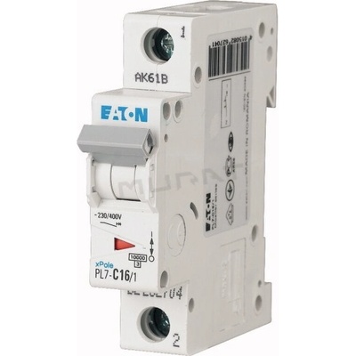 Eaton 1p, B, 16A, 10kA, PL7