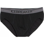 Icebreaker Мъжко мериносово термобельо Icebreaker Anatomica Briefs Merino base layer - Black / Monsoon - размер XL (015-0434-0214)
