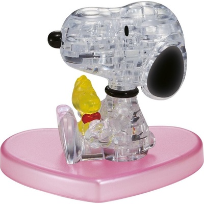 HCM Kinzel 3D Crystal puzzle Zamilovaný Snoopy 34 ks