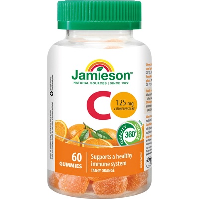 Jamieson Vitamín C Gummies 60 želé pastiliek pomaranč