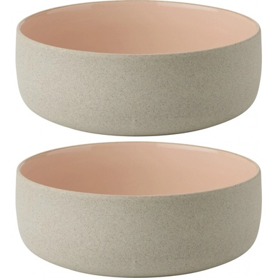 Stelton Jídelní miska Emma kamenina růžová 13,5 cm 2 ks