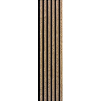 DeCori akustický 3D dub svetlý 20 x 300 x 2700 mm 0,81m²