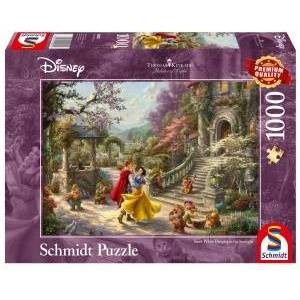Schmidt Spiele Thomas Kinkade Studios: Painter of Light - Disney Schneewittchen - Tanz mit dem Prinzen (1000 Teile)