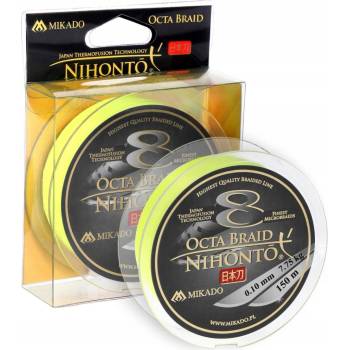 Mikado šnúra Nihonto Octa Braid Fluo Yellow 300m 0,20mm 18,1kg