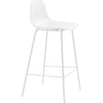 Unique Furniture Бял пластмасов бар стол (височина на седалката 67, 5 cm) Whitby - Unique Furniture (42021000)