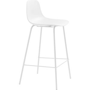 Unique Furniture Бял пластмасов бар стол (височина на седалката 67, 5 cm) Whitby - Unique Furniture (42021000)