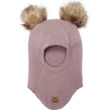 MIKK LINE Merino kukla detská s brmbolcami ružová Twilight Mauve Mikk Line