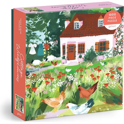 Galison - Puzzle Cottage Wildflowers - 1 000 piese