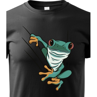 dětské tričko Žába černá