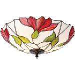 Endon Lighting 63960 - Таванно осветително тяло Tiffany BOTANICA, 2xE27/60W/230V, Ø 45 см (EN0281)
