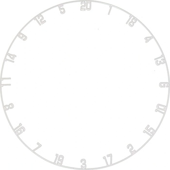 Číselník na sisalový terč Bull's Focus II