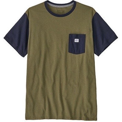 Patagonia triko SHOP STICKER POCKET RESPONSIBILI-TEE