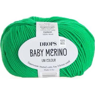 Příze DROPS Baby merino uni color 31- zelená