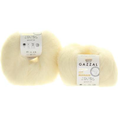 Gazzal Super Kid Mohair 64414 smetanová