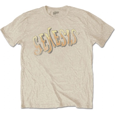 Genesis tričko Vintage Logo Golden Natural