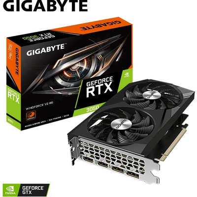 Gigabyte GeForce RTX 3050 WINDFORCE V2 8GB GDDR6 GV-N3050WF2V2-8GD