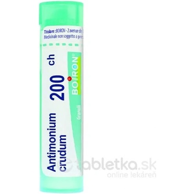 Antimonium Crudum gra.1 x 4 g 200CH
