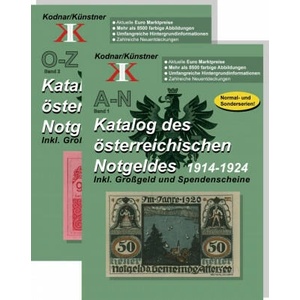 Katalog des österreichischen Notgeldes 1914-1924 in 2 Bänden (ISBN: 9783950433401)