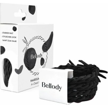 BELLODY Hair Ties gumičky do vlasov Black 4 ks