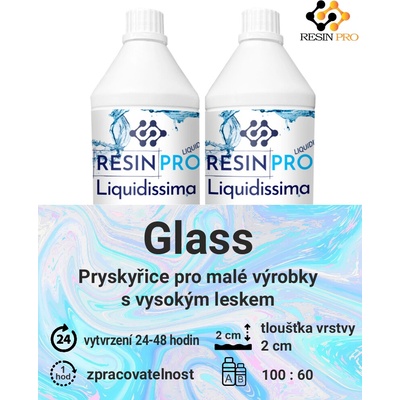 ResinPro Epoxidová živica Glass hmotnosť: 0,8 kg