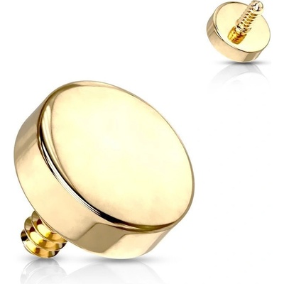 Šperky4U microdermal piercing placička ozdobná část MD004-GD-02