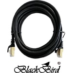 BlackBird Кабел Patch UTP CAT. 6A 1 м черен BH1727 (BH1727)