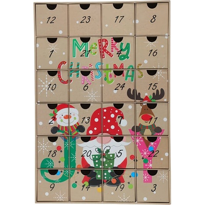 Koopman Adventný kalendár kartón 39x26cm