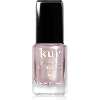 LondonTown kur Shimmering Nail Highlighter Sunkissed lak na nechty rozjasňujúci zlatý s trblietkami 12 ml