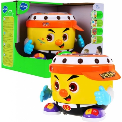 Huile Toys interaktivní bubínek s nahráváním pro nejmenší DJ Party Drum