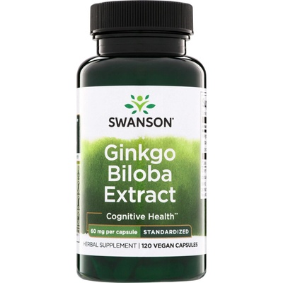 Swanson Ginkgo Biloba 60 mg 120 kapslí