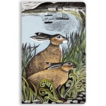 Flame Tree Publishing Angela Harding: Rathlin Hares (Soft Touch Journal) | Flame Tree Publishing