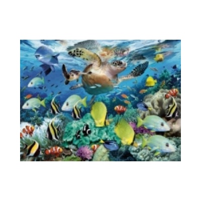 Ravensburger Verlag Ravensburger Kinderpuzzle - 10009 Unterwasserparadies - Unterwasserwelt-Puzzle für Kinder ab 7 Jahren, mit 150 Teilen im XXL-Format