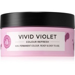 Maria Nila Colour Refresh Vivid Violet нежна подхранваща маска без перманентни цветови пигменти издържа 4 - 10 измивания 0.22 100ml