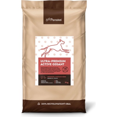 Panakei Ultra Premium Active Hovädzie Kačka 9 kg