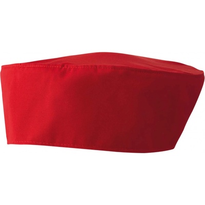 Premier Kuchařská čepice SKULL červená