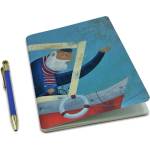 Kartos Тетрадка с химикалка 96 страници формат A5 Sailor Man - Kartos (FUR011353DSET)