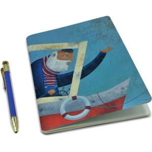 Kartos Тетрадка с химикалка 96 страници формат A5 Sailor Man - Kartos (FUR011353DSET)