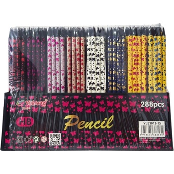 Молив НВ с гума черна дървесина yl83012-03