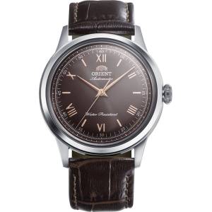 Orient RA-BB0004Y - Мъжки, Автомат, 38.4mm, Кафяв, Роз. злато, Кожа, 3ATM - Classic Часовници