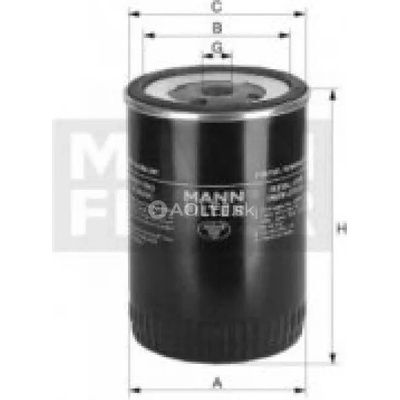 Palivový filter MANN FILTER WDK 1170