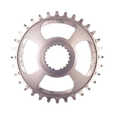 Плоча Race BURGTEC Shimano Direct Mount Thick Thin 34T (Rhodium сребрист)