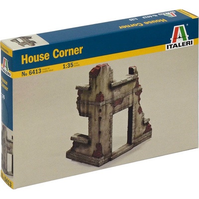 Italeri HOUSE CORNER Model Kit budova 6413 1:35