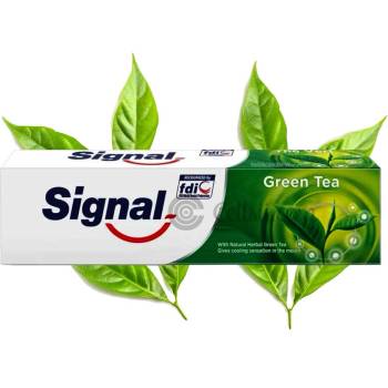 Signal Натурална билкова паста за зъби със зелен чай 100гр - Green tea (3742)