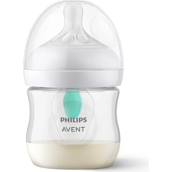 Image 1 of Philips Шише за хранене Philips Avent - Natural Response с AirFree клапа, 125 ml, с биберон поток 2, 0 m+ (00A.0571.001)