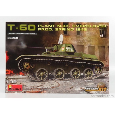 MiniArt T-60 Plant No.37 Sverdlovsk w/ Interior Kit 35260 1:35