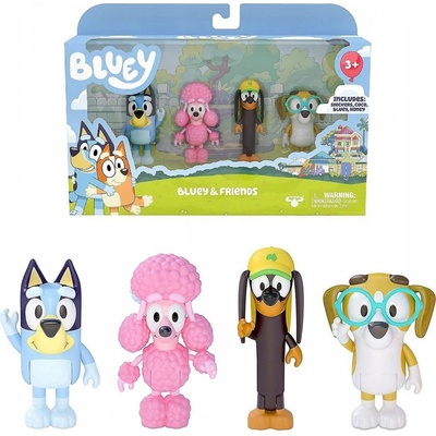 Moose Enterprise Bluey a jeho priatelia 4 ks