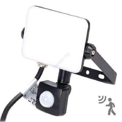 - LED Прожектор със сензор LED/30W/230V 4000K IP65 черен (AI1168)